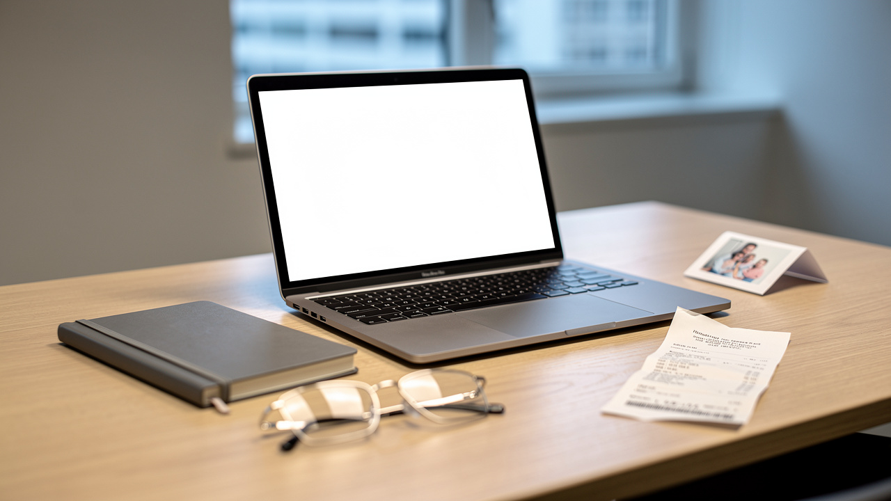 Professional office setup with documents ready for secure PDF conversion