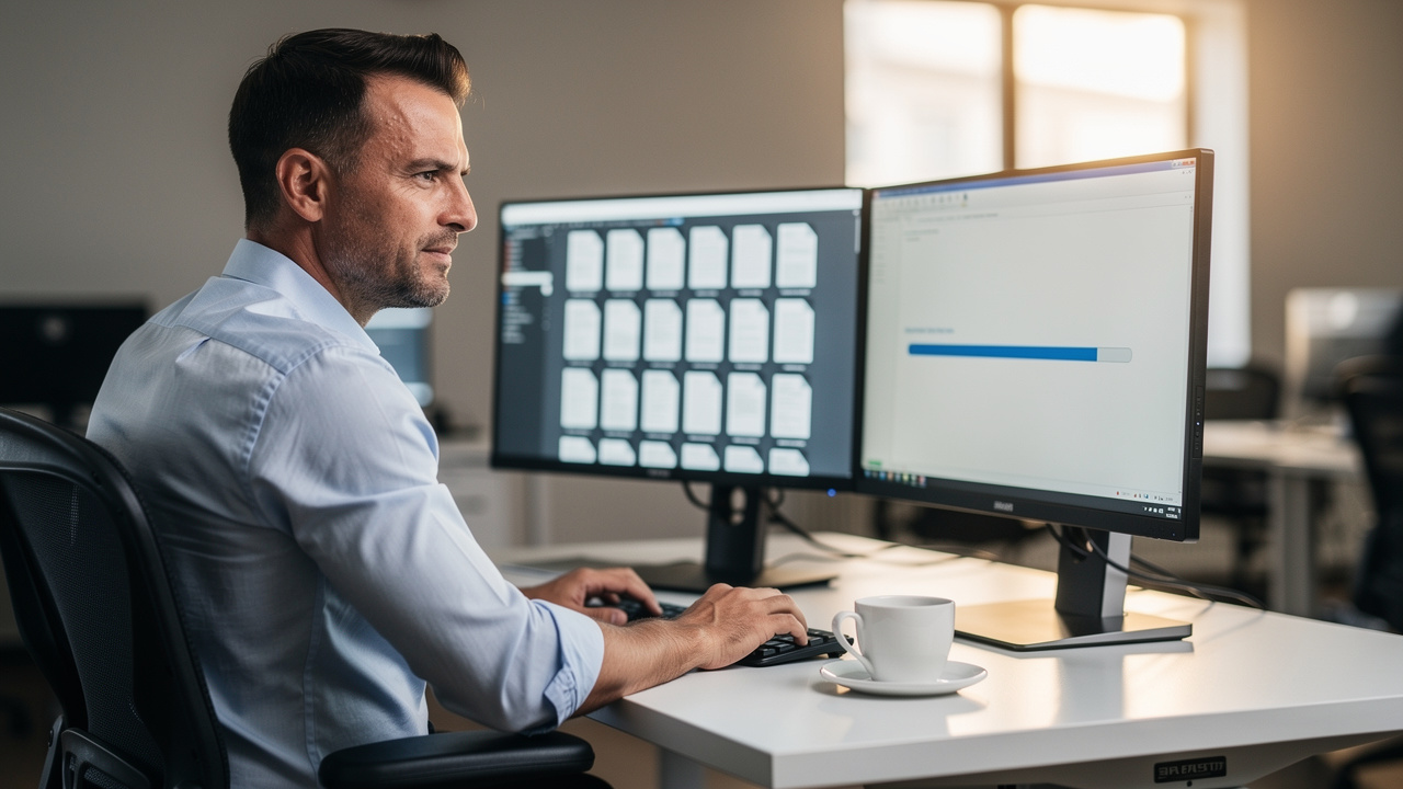 Office professional batch processing multiple PDF files