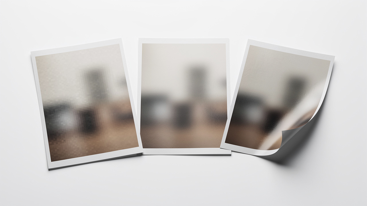 Three image format samples showing JPG PNG and TIFF quality differences