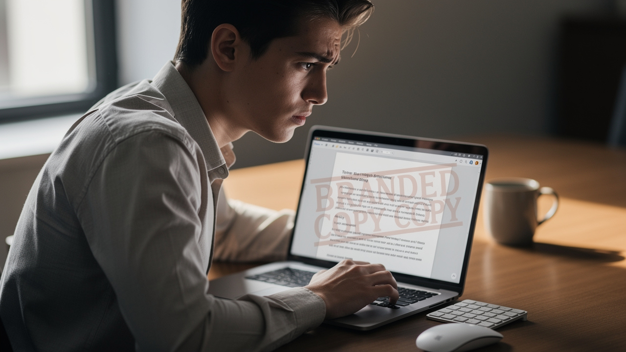 Frustrated user seeing watermark on converted PDF file