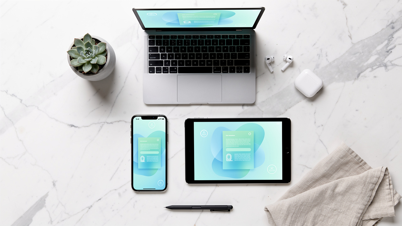 PDF tool synced across laptop tablet and smartphone devices