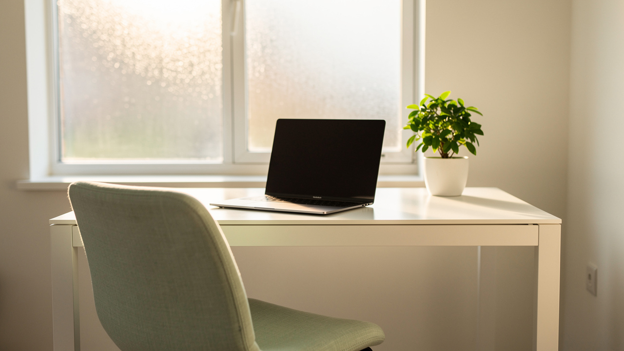 Clean modern home office optimized for productive PDF workflows