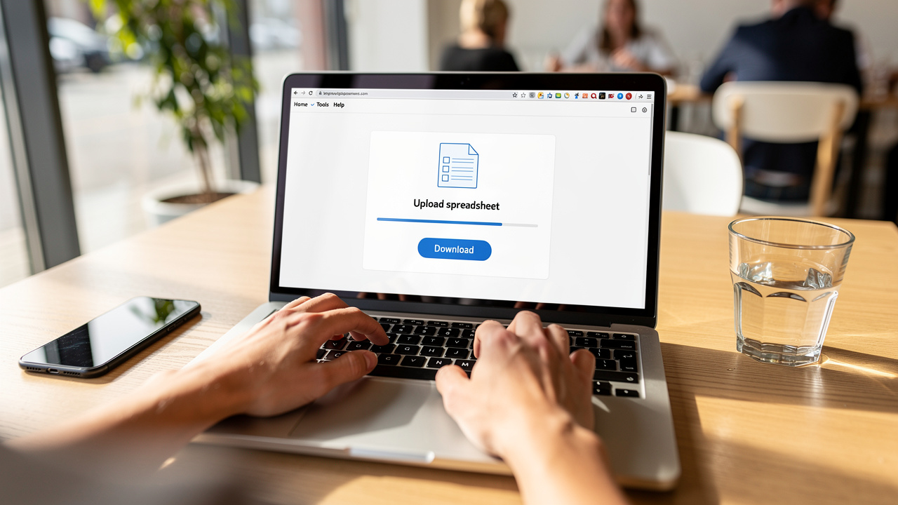 Converting Excel to PDF online using a web browser