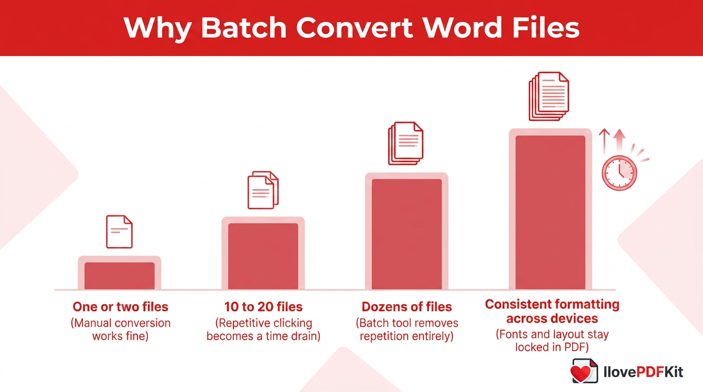 Infographic on benefits of converting Word files in bulk