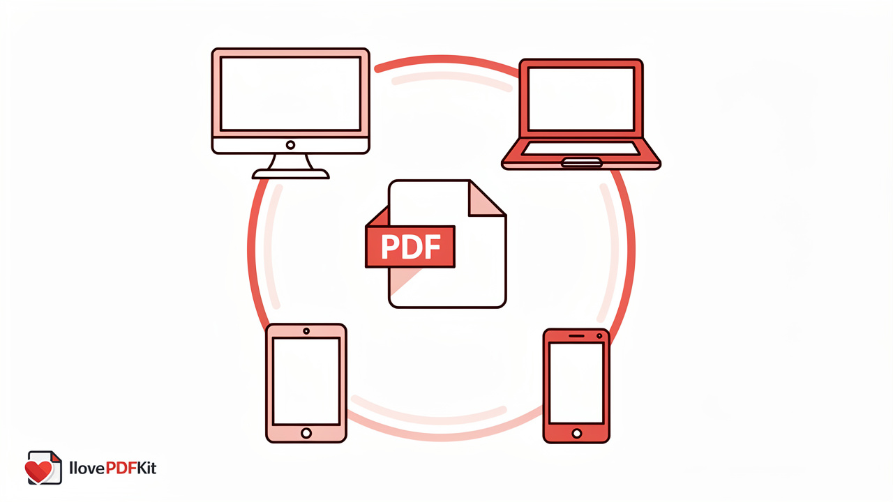 PDF accessible across desktop, laptop, tablet, and mobile